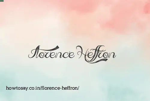 Florence Heffron