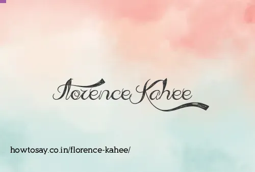 Florence Kahee