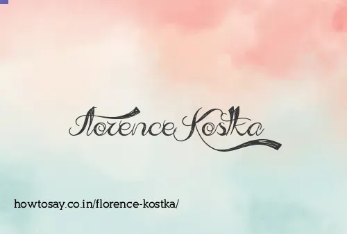 Florence Kostka