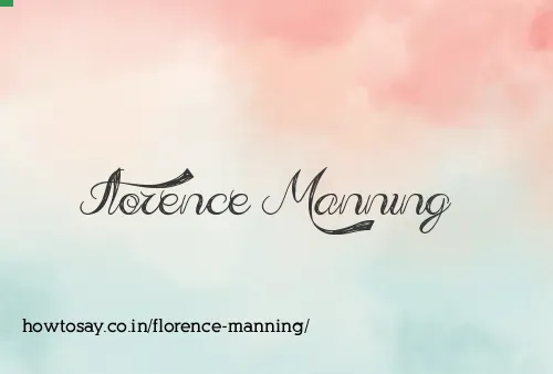 Florence Manning