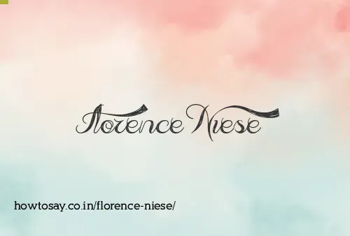 Florence Niese