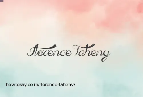 Florence Taheny
