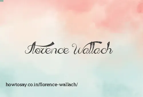 Florence Wallach