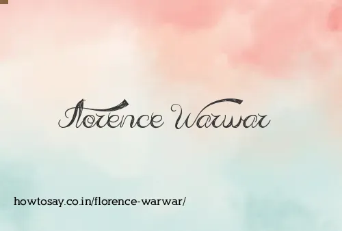 Florence Warwar
