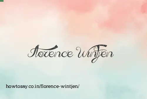 Florence Wintjen