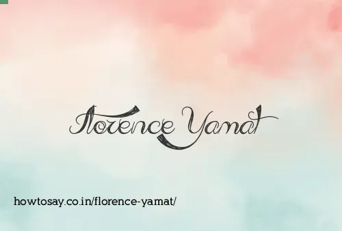 Florence Yamat