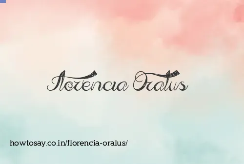 Florencia Oralus
