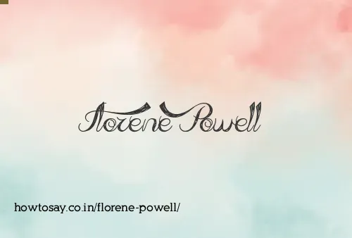Florene Powell
