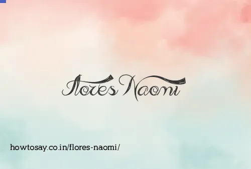 Flores Naomi