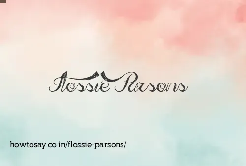 Flossie Parsons