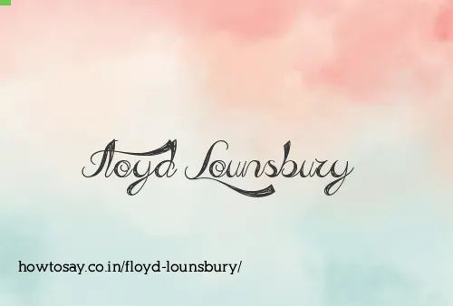 Floyd Lounsbury