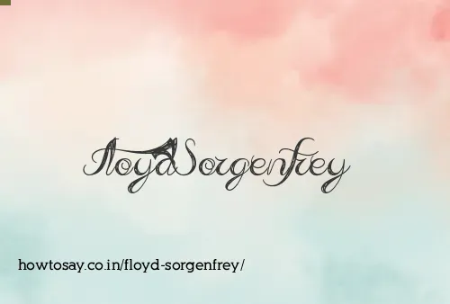 Floyd Sorgenfrey