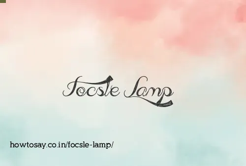 Focsle Lamp