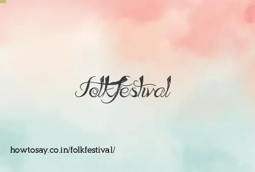 Folkfestival