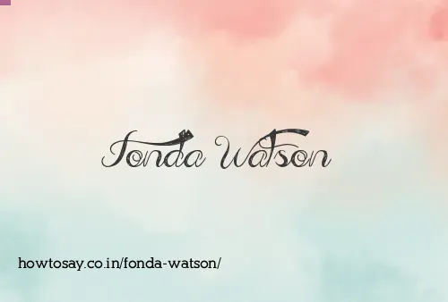 Fonda Watson
