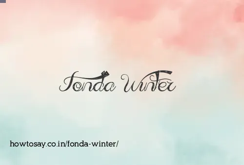 Fonda Winter