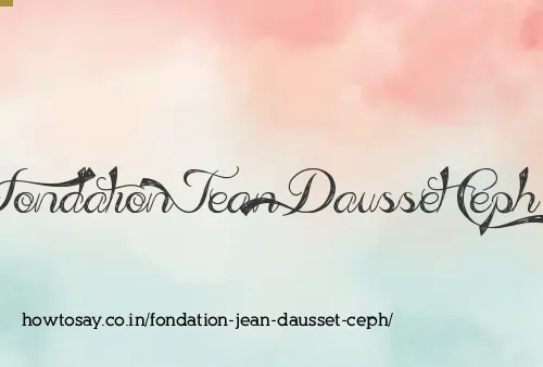 Fondation Jean Dausset Ceph