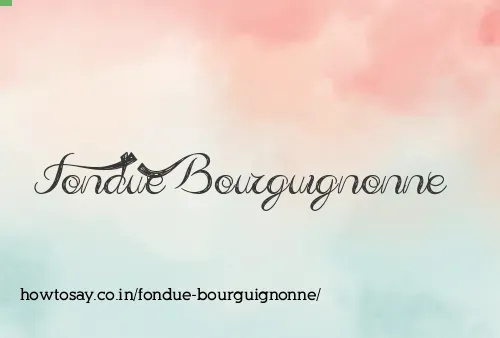 Fondue Bourguignonne