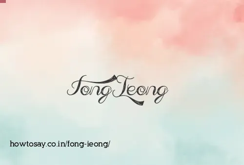 Fong Ieong