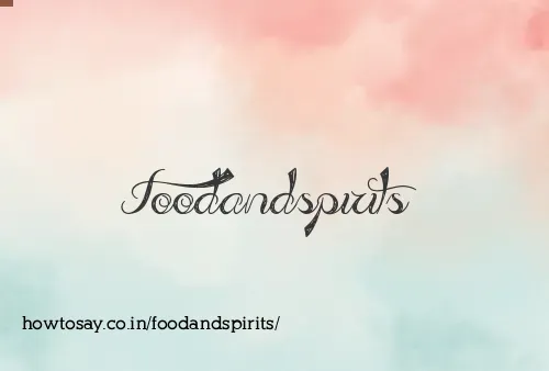 Foodandspirits