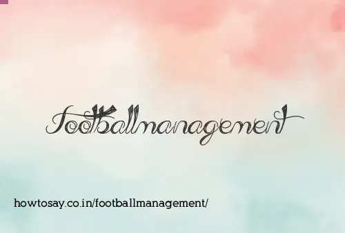 Footballmanagement