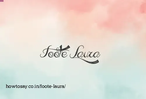 Foote Laura