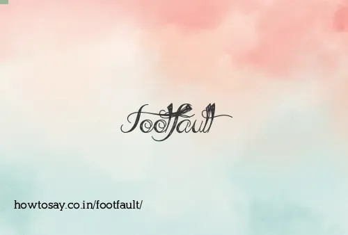 Footfault
