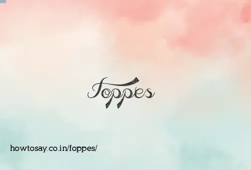 Foppes