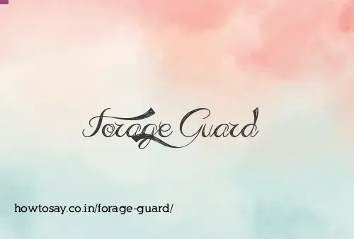 Forage Guard