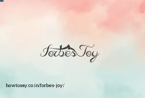 Forbes Joy