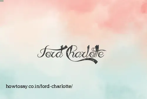 Ford Charlotte
