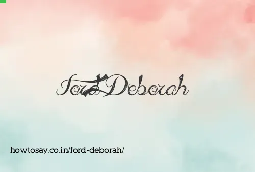Ford Deborah