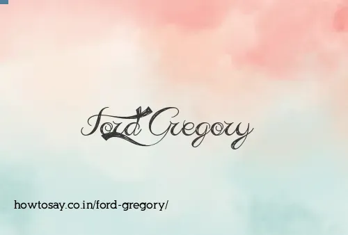 Ford Gregory
