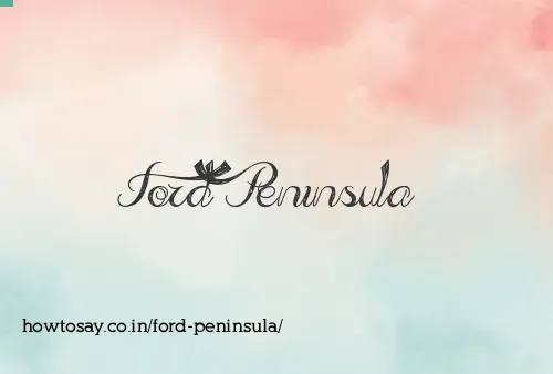 Ford Peninsula
