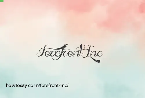 Forefront Inc