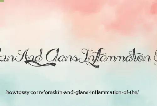 Foreskin And Glans Inflammation Of The