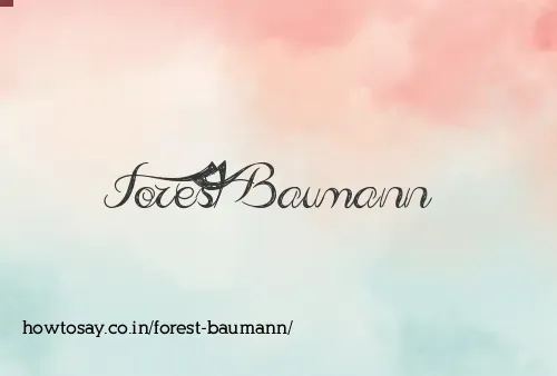 Forest Baumann