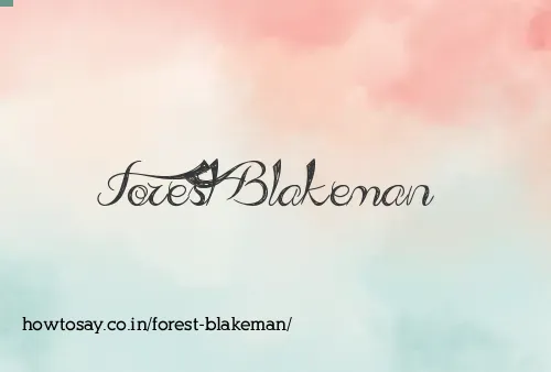 Forest Blakeman
