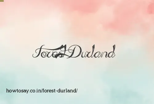 Forest Durland