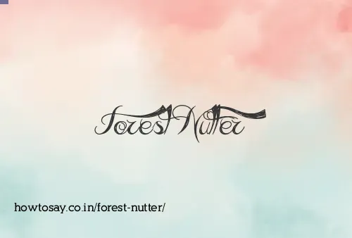 Forest Nutter