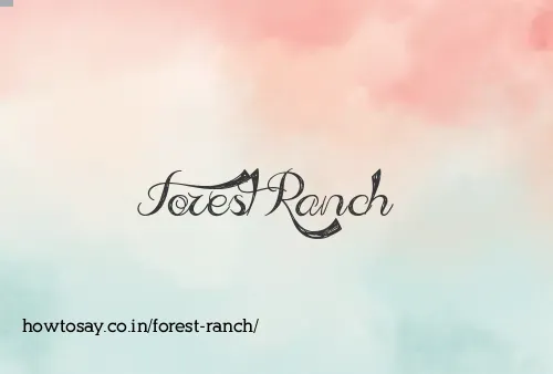 Forest Ranch