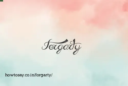Forgarty