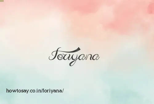 Foriyana