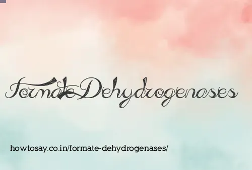 Formate Dehydrogenases