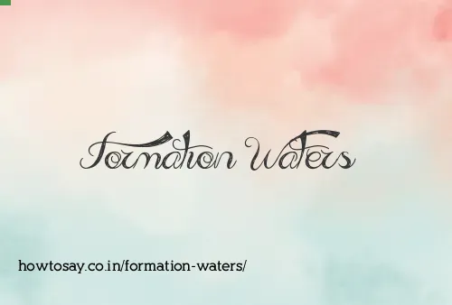 Formation Waters