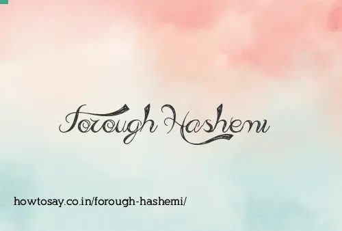 Forough Hashemi