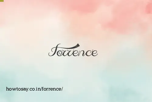 Forrence