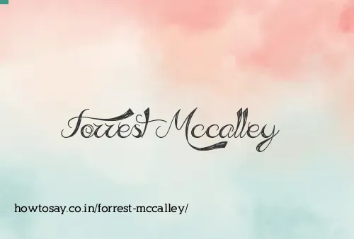 Forrest Mccalley
