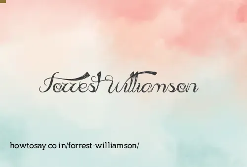 Forrest Williamson
