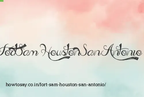 Fort Sam Houston San Antonio